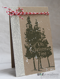 Oh Christmas Tree Card with Memento Luxe
